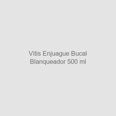 Vitis Enjuague Bucal Blanqueador 500 ml